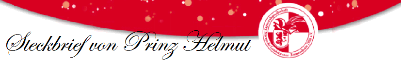 Steckbrief von Prinz Helmut